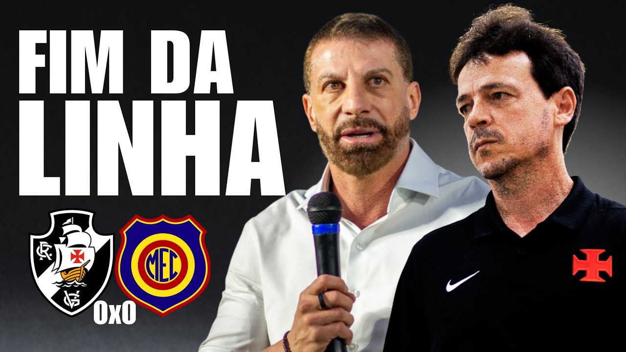 FIM DA LINHA PARA FERNANDO DINIZ NO VASCO? ❌ EMPATE AMARGO CONTRA O MADUREIRA! #vasco #vascodagama 