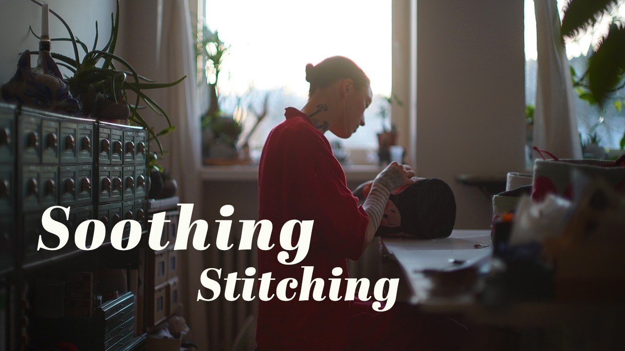 Quietly Stitching (✨let's make pretty project bags✨)┆Silent Vlog
