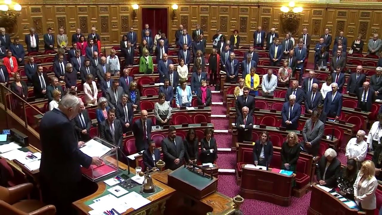 Gérard Larcher rend hommage à Jean-Claude Gaudin, 