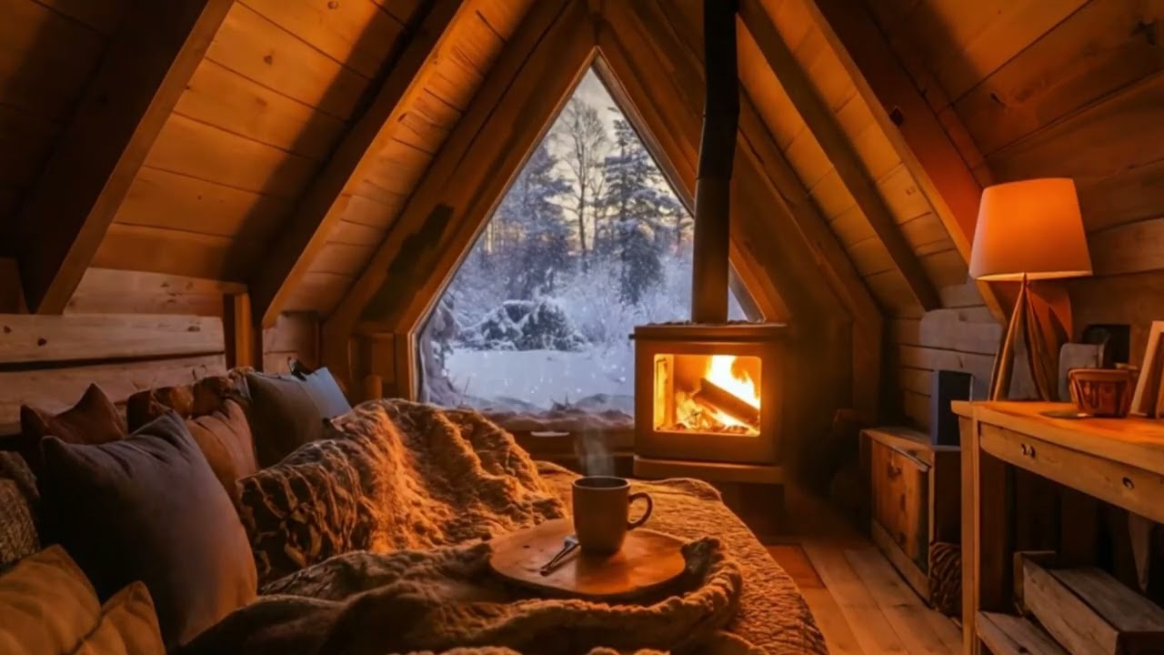 Quiet Cabin in the Woods 🌲 Cozy Piano for Nighttime Sleep