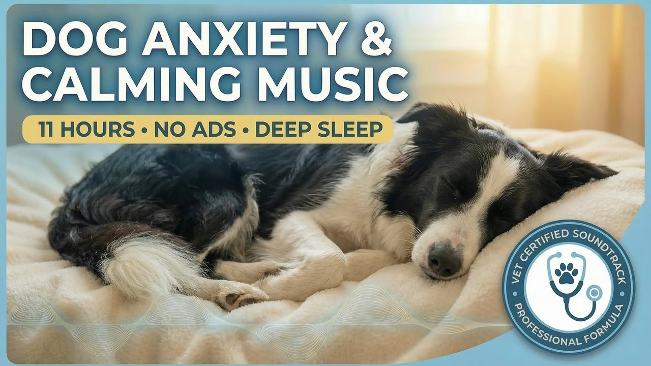 STOP Dog Barking Instantly: 11 Hours Science-Based Piano & Brown Noise (60 BPM)