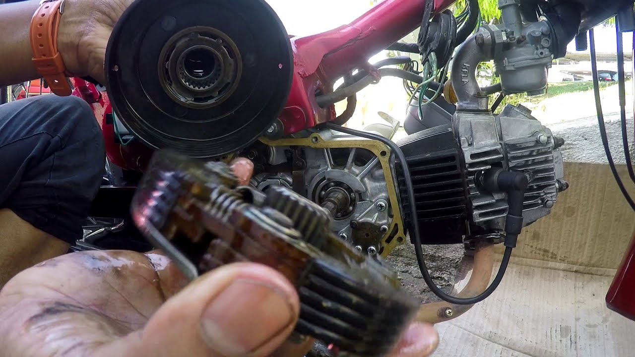 HONDA EX5 - TUKAR AUTO CLUTCH SATU SET (kos RM55)