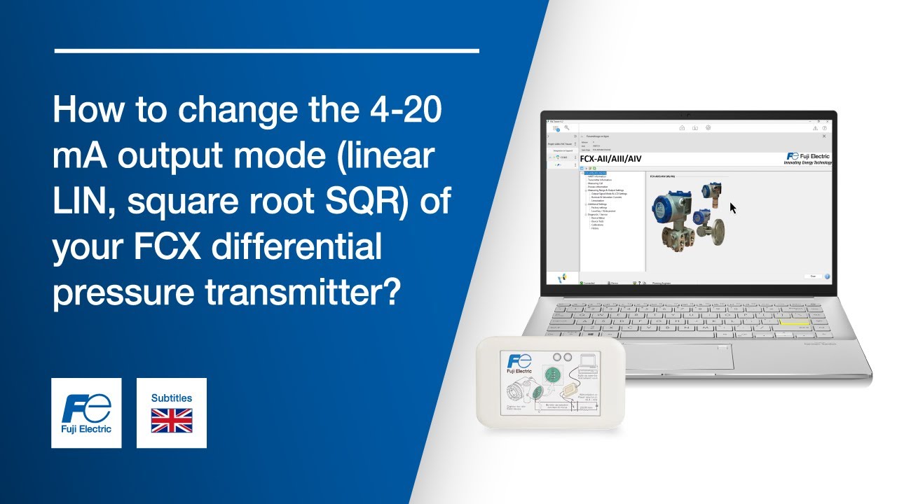 Tutorial FCX pressure transmitter, HART® modem: How to change 4–20 mA output mode with PACTware?