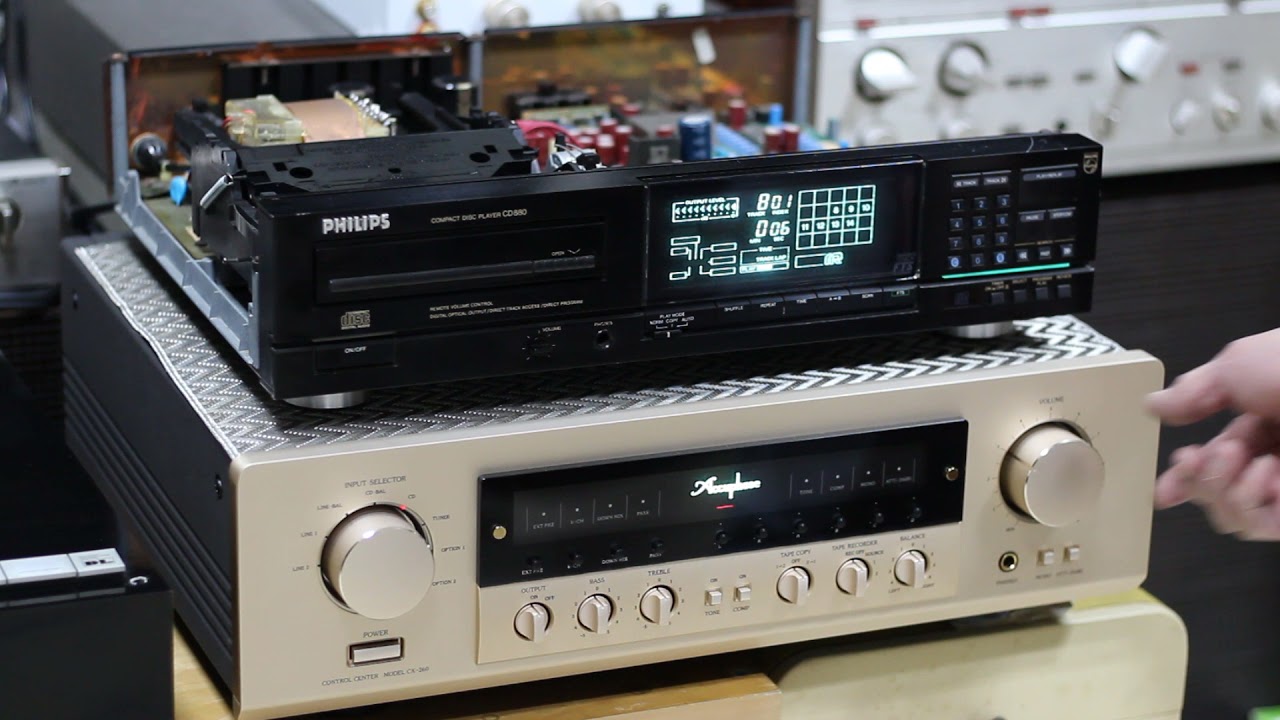 Test Accuphase cx-260＆ Philips CD880