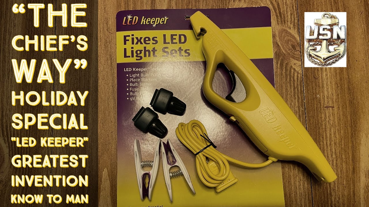 LED KEEPER: чините светодиодные рождественские гирлянды всего за несколько минут! Величайшее изоб...