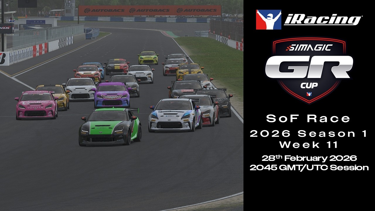 iRacing Toyota GR86 Cup by SIMAGIC | 2026 | Season 1 | Week 11 | SoF Race | Mexico City