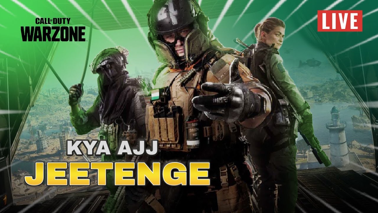 Ajj Khelege COD Warzone | 🔴Live