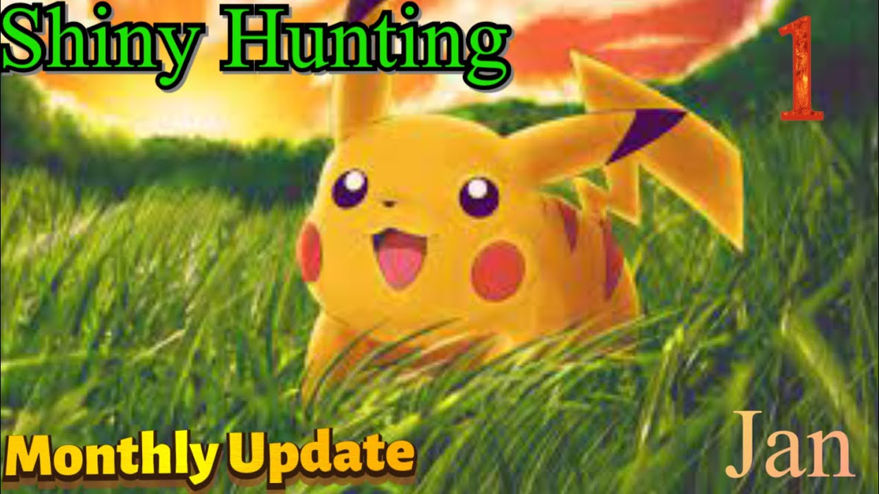 Shiny national dex hunting for Pokémon Home Monthly Update #1 January