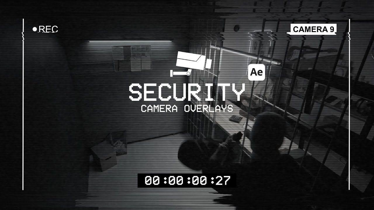 Security Camera Overlays After Effects Tutorial