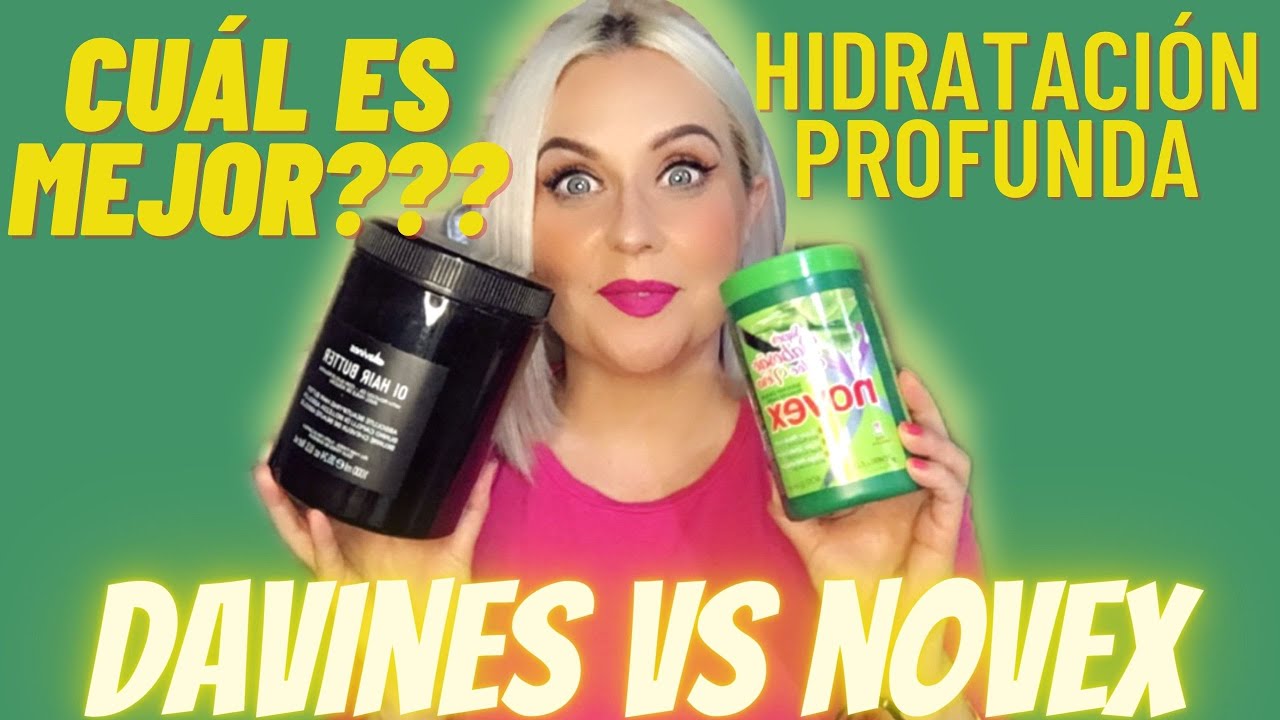 HIDRATACIÓN PROFUNDA CUÁL ES MEJOR #davines #novex