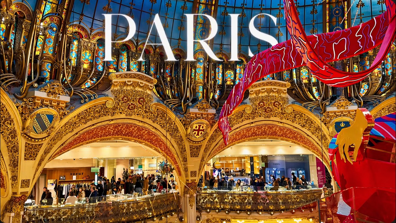 PARIS — Galeries Lafayette (Silent Walk 4K)