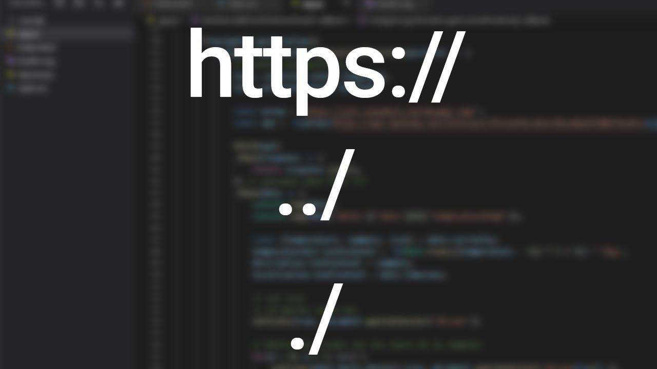 Chemins relatifs / Absolus en développement web.