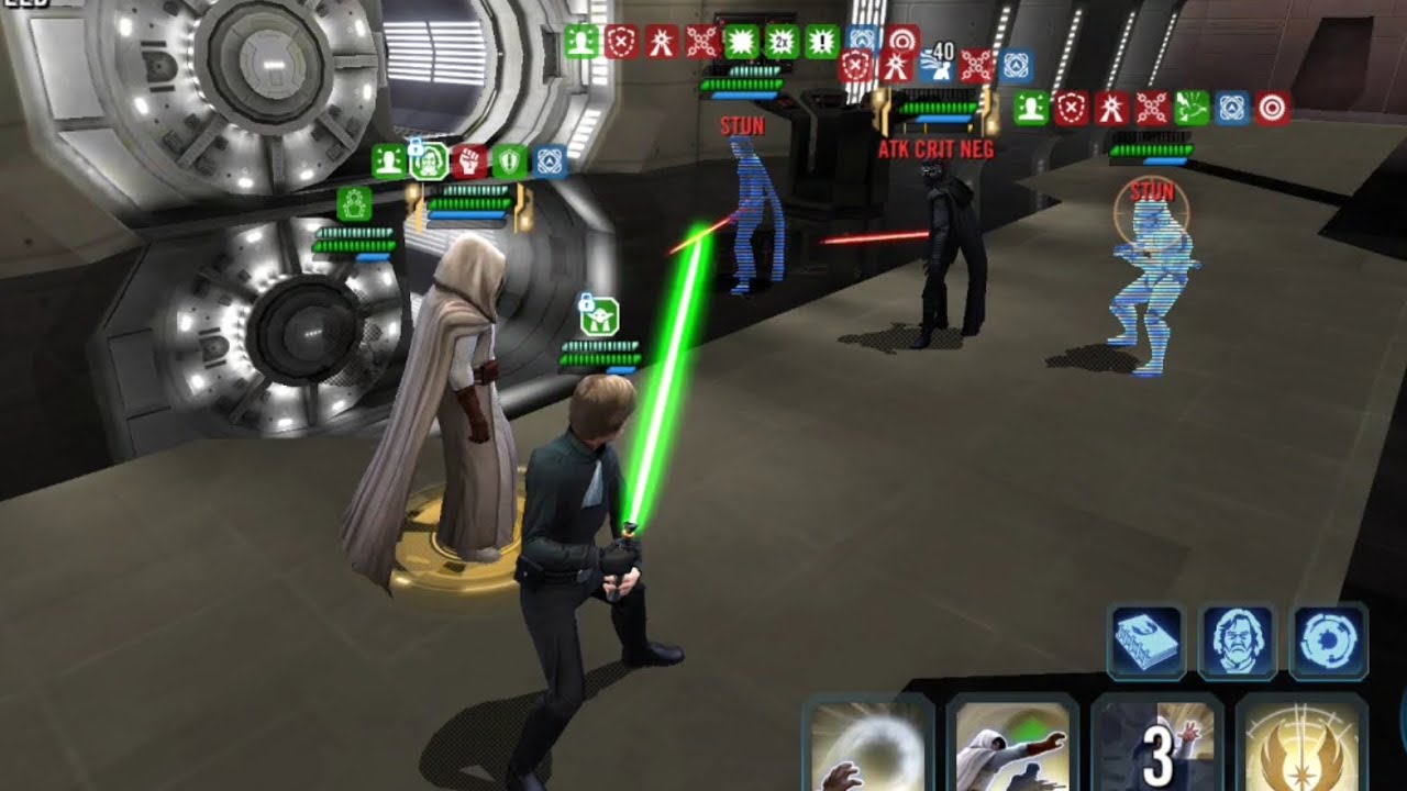 GAC [3v3] : [GL] JML Jedi Master Luke vs SLKR Supreme Leader Kylo [SWGoH] [Counter]