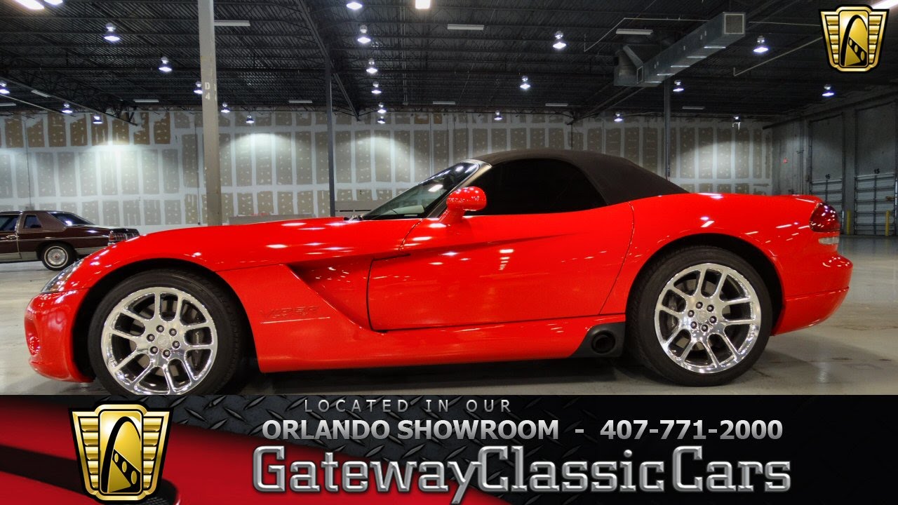2003 Dodge Viper SRT10 Gateway Classic Cars Orlando #113