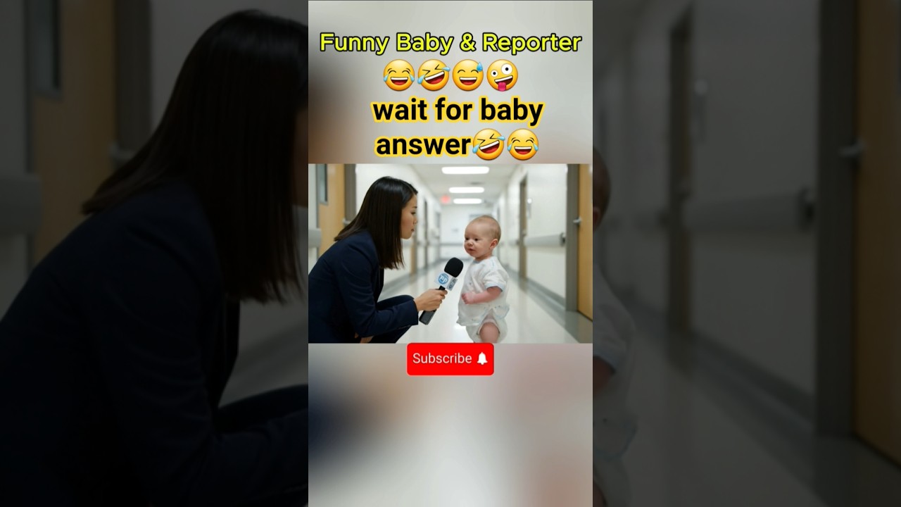 Funny Baby Interview in Hospital Corridor 