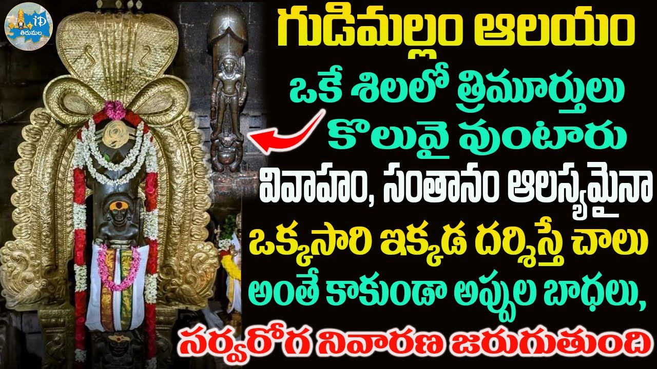 గుడిమల్లం దేవాలయ రహస్యం..! వివాహం, సంతానం ఆలస్యమైనా ఒక్కసారి ఇక్కడ దర్శిస్తే చాలు.. | Gudimallam