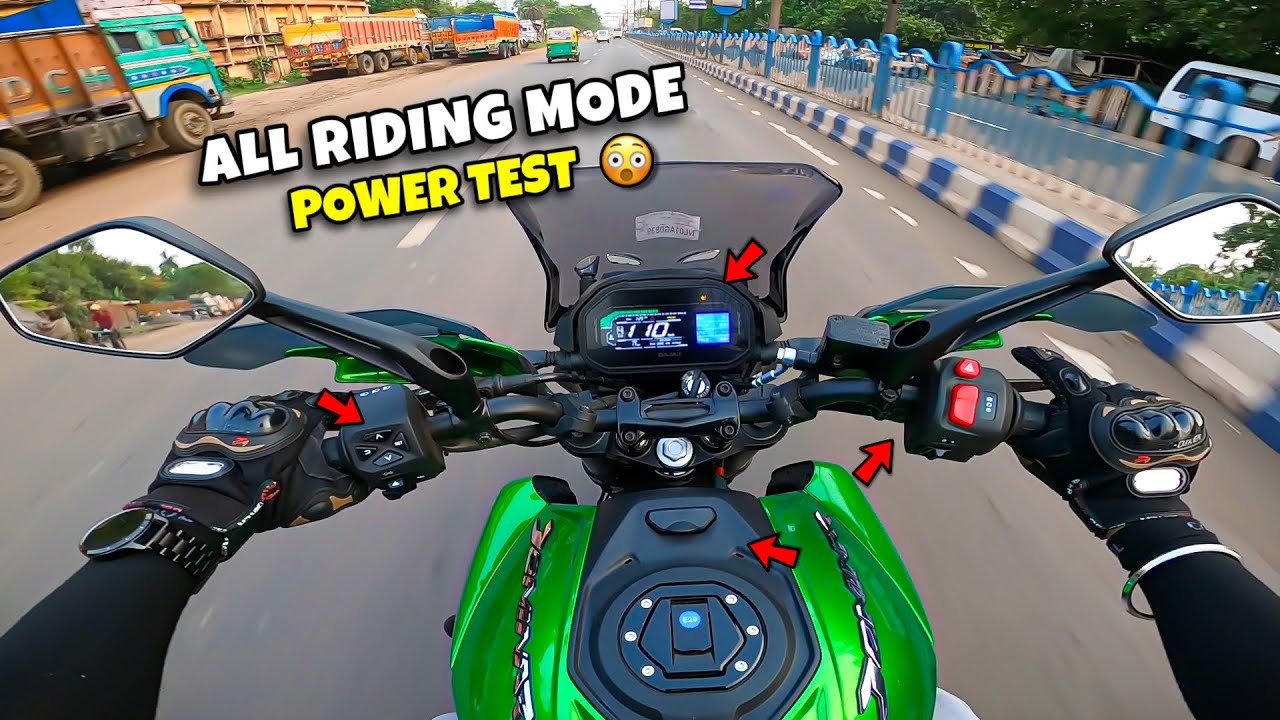 2025 Bajaj Dominar 400 Sports,Rain,Road,OFFRoad Mode Speed Test 😱 New model | dominar400newmodel2025