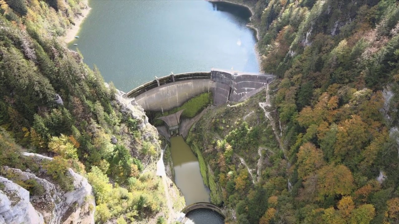 Drone en France (Barrage du Châtelot)