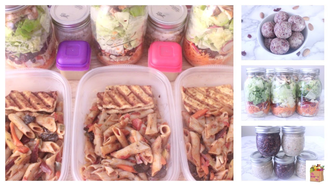 Repas de la Semaine/Meal Prep N. 2 (Vegan) | The Mushroom Den
