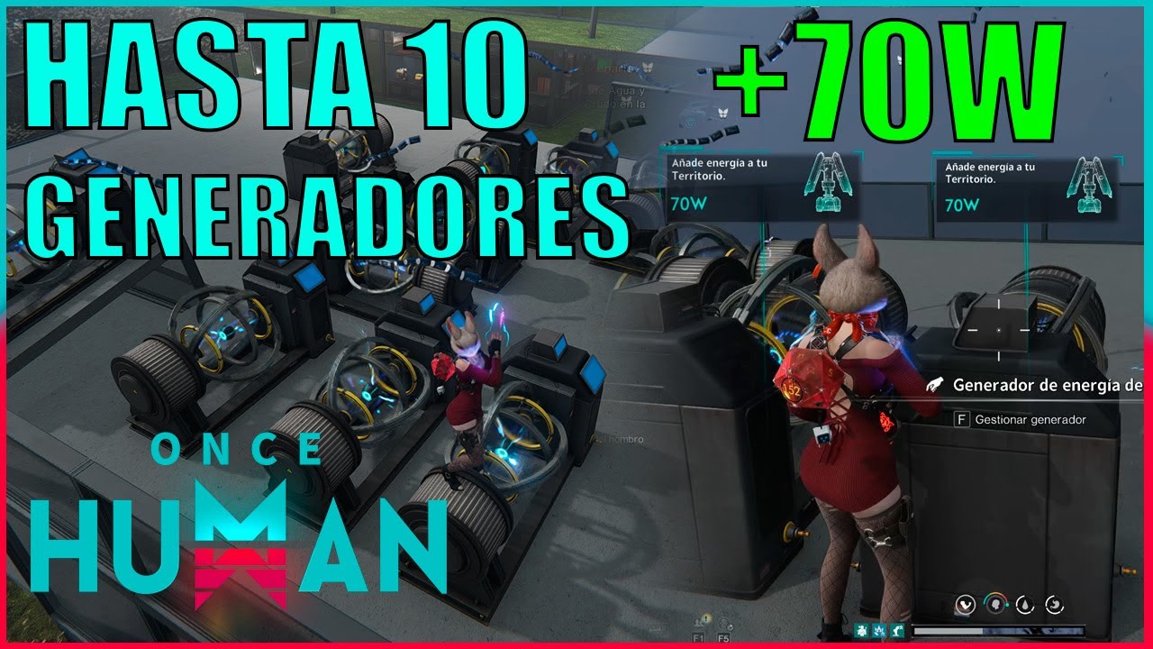 Guia de Generadores, Hasta 10 en tu territorio! | ONCE HUMAN