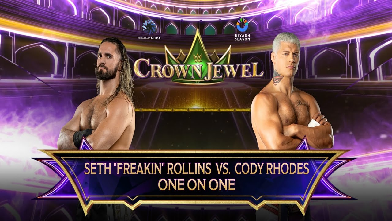 WWE 2K25: Bonus match - Crown Jewel preview: Seth Rollins vs. Cody Rhodes