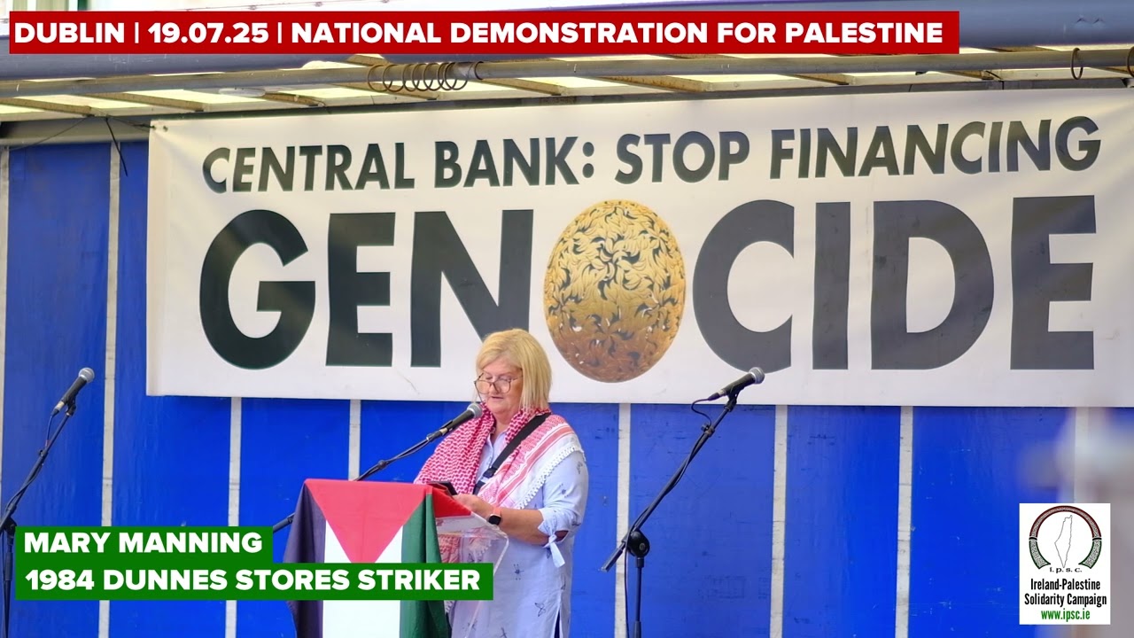 They Hoped We'd Go Away - We Just Got Louder: Mary Manning @ National Demo for Palestine 2025.07.19