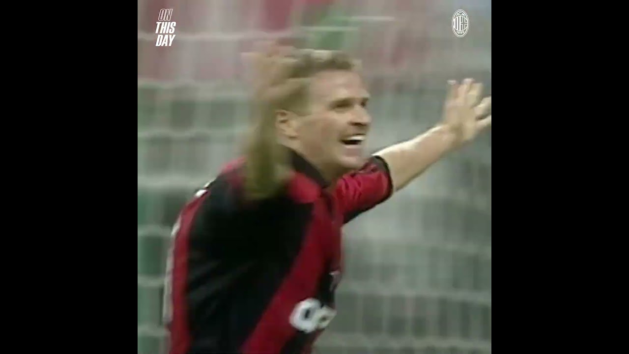 Bierhoff's First 2 Goals in Rossonero | #shorts
