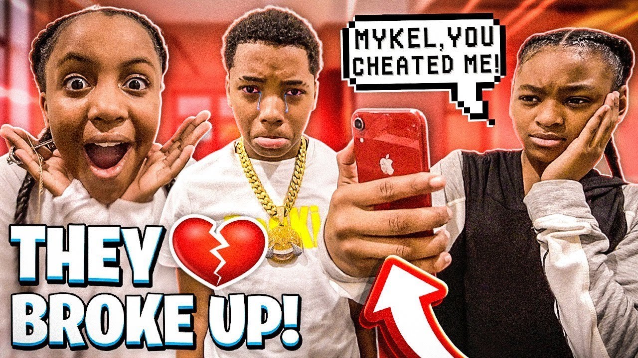 MACEI WENT THROUGH MYKEL PHONE! 💔(SHE BROKE UP WITH HIM)