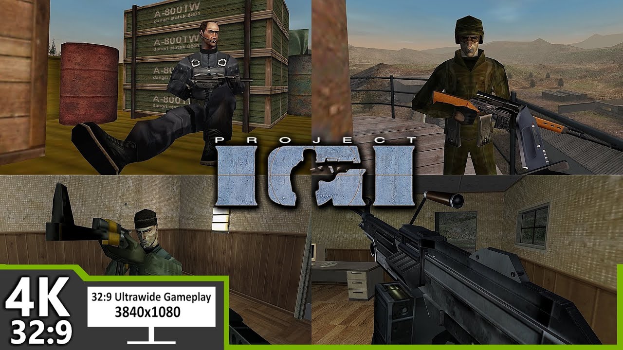 PROJECT I.G.I. (I'm going in) Gameplay - 32:9 Aspect Ratio (Resolution Fix, FOV fix, DG VODOO)