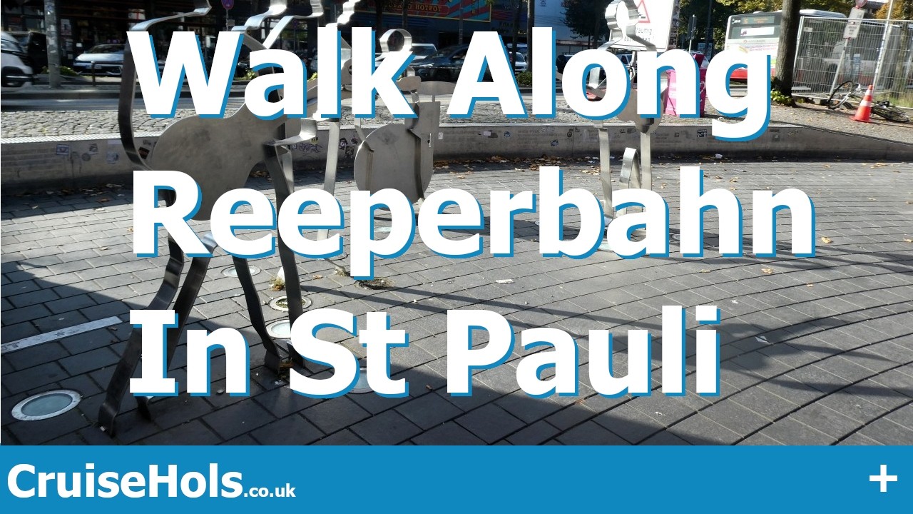 Walk Along Reeperbahn In St Pauli Hamburg Including Beatles Platz