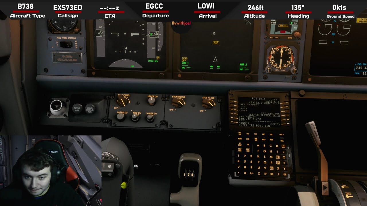🛫 Jet2 Virtual Ops | Manchester ⇄ Innsbruck | PMDG 738 | Boris Sound Pack | VATSIM ATC! ✈️