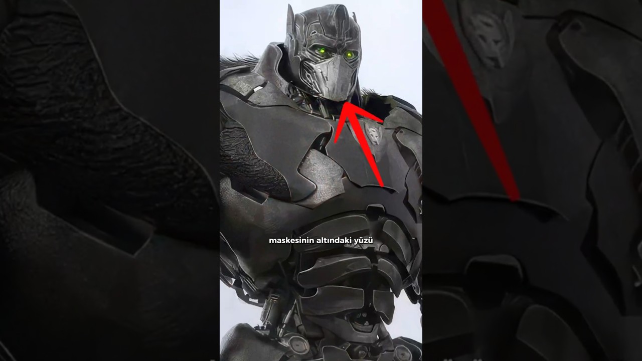 Optimus Primal'ın maskesinin altında ne var? #transformers #shorts