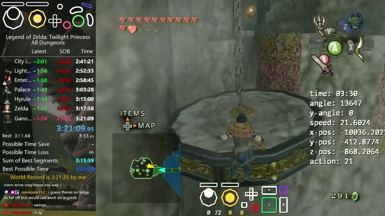 Twilight Princess All Dungeons speedrun