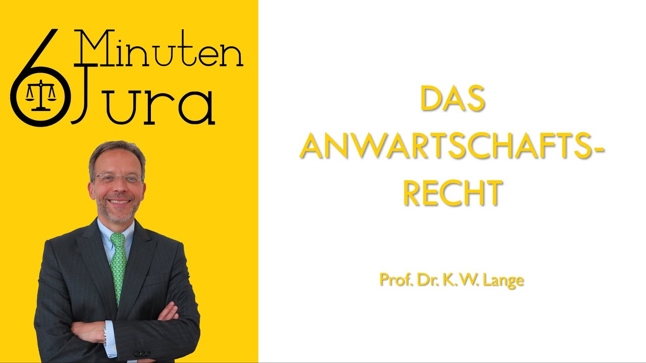 Das Anwartschaftsrecht