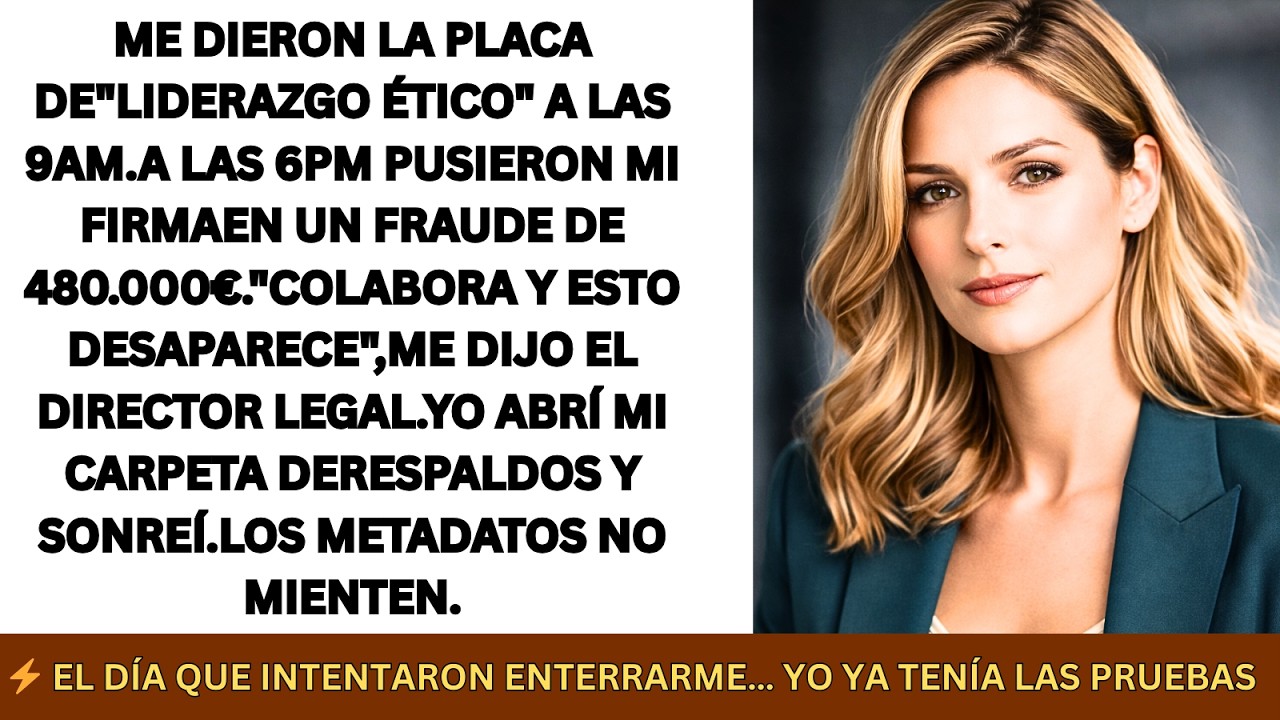 Me dieron una placa por 