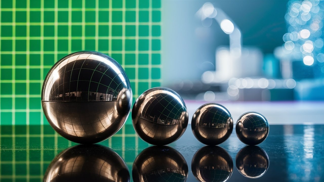 AI coded simulation of balls cooling in oil bath