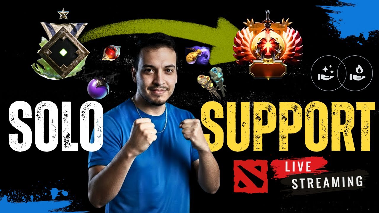 Reto de Heraldo a Inmortal | Jugando solo Support | Día 13 | Dota 2 | Medalla Actual: Guardián