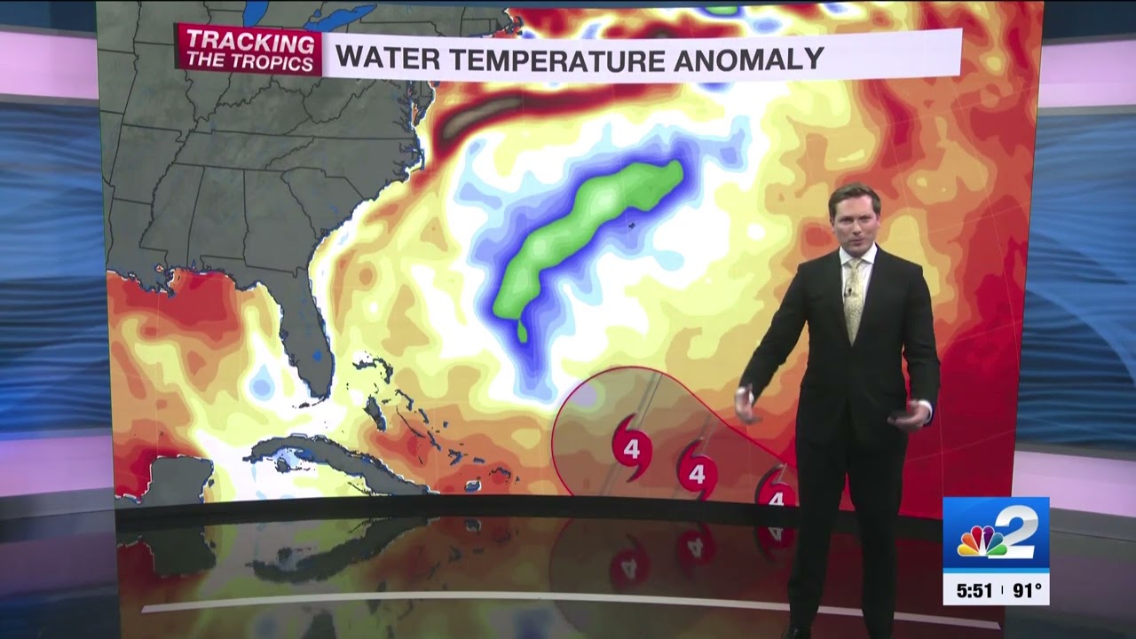 How Hurricanes Franklin and Idalia impacted ocean temperatures