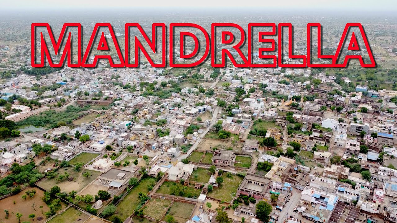 MANDRELLA VILLAGE DRONE FOOTAGE | Mandrella Rajasthan | mandrella Drone Video 2023