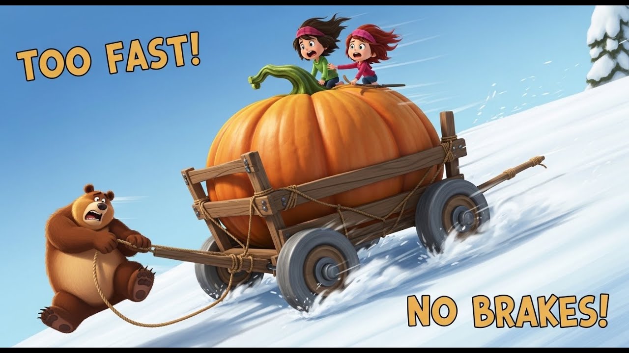 RUNAWAY PUMPKIN! 🏎️💨 (We Built a Crazy Cart!)