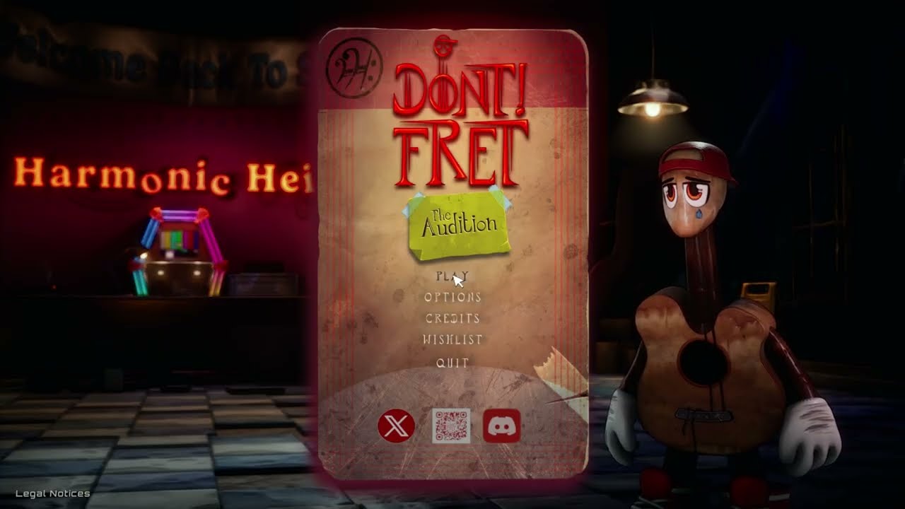 Don't Finger that Fret or You'll Go to Jail | Don't Fret Demo | Playthrough (No Commentary)