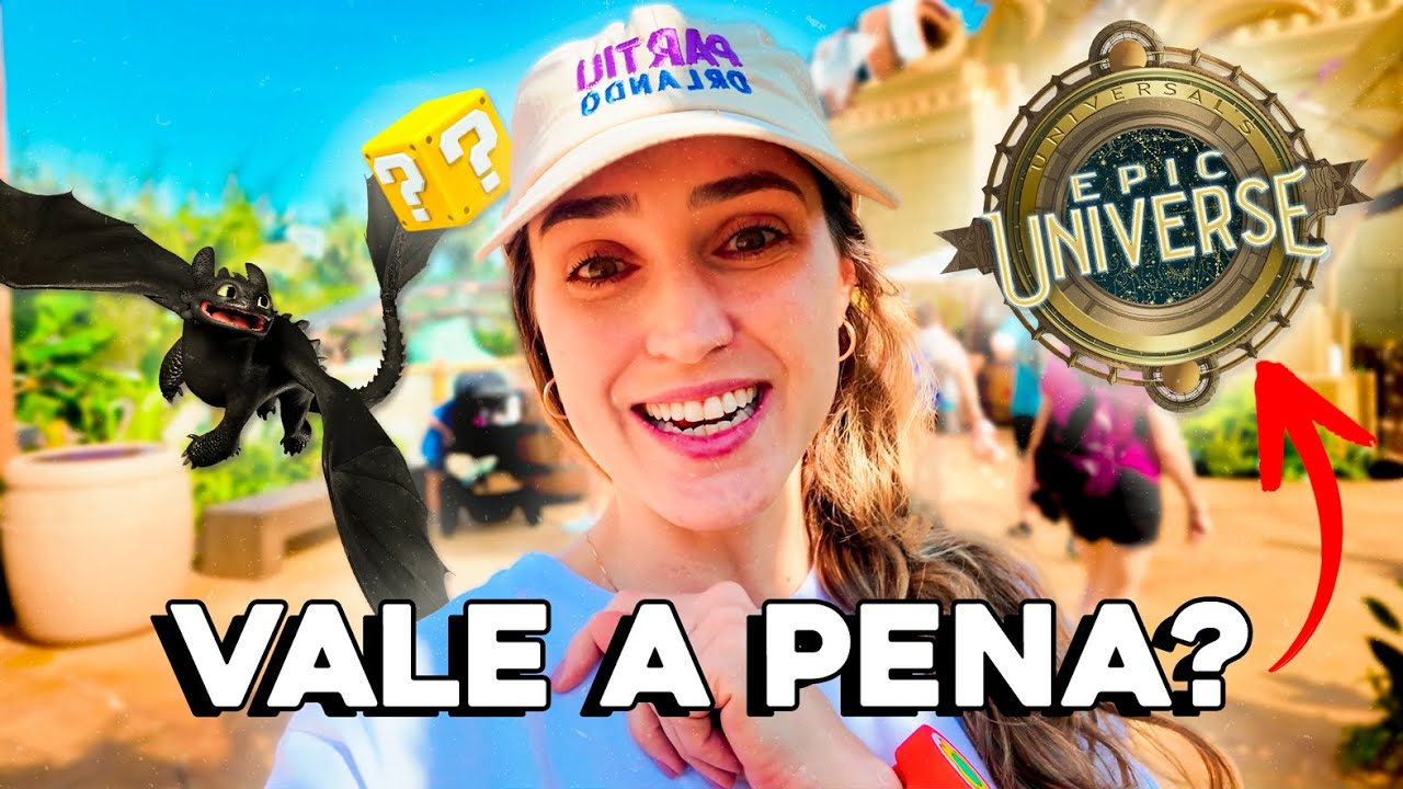 Fui no Epic Universe e dei NOTA pra cada atração! (Vale a Pena?)