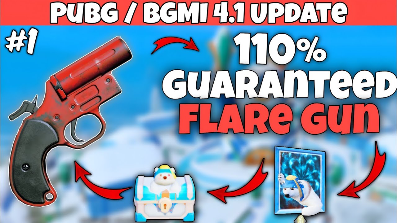 Guaranteed Flare Gun Location In Pubg Mobile & BGMI | Flare Gun Location In Pubg Mobile 4.1 Update