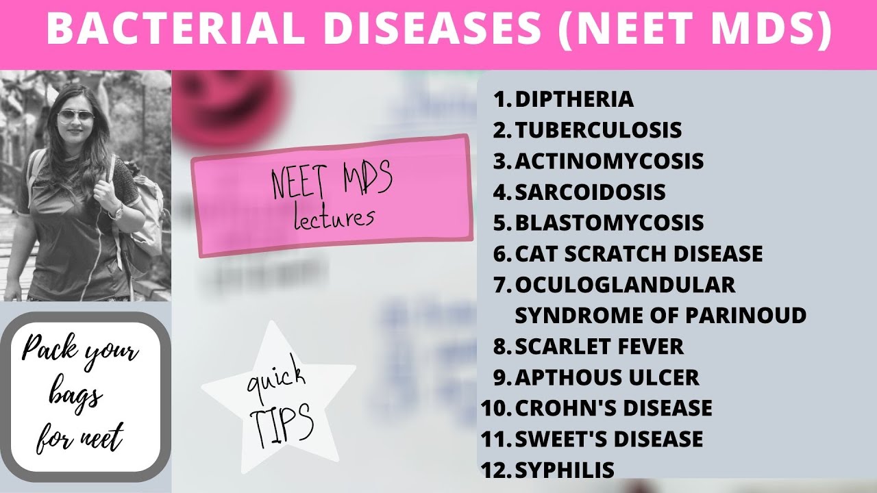 бактериальные заболевания - neet mds