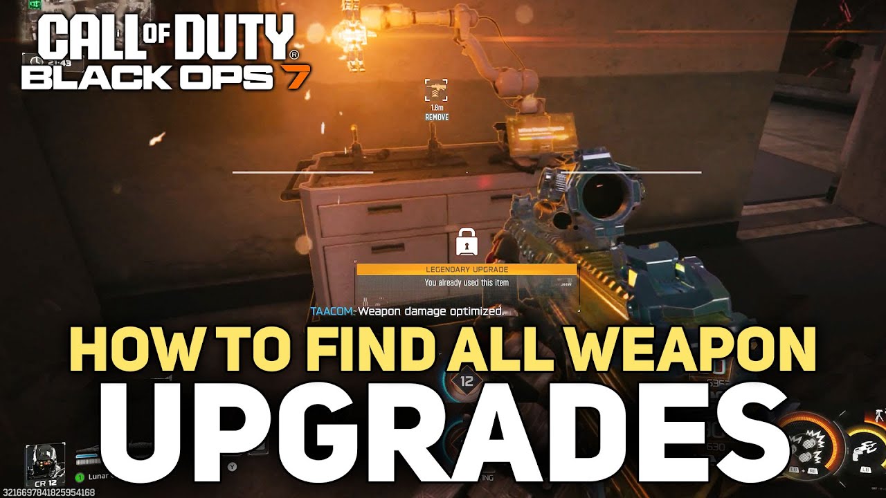 Black Ops 7 Endgame &mdash; все места для улучшения оружия (легендарный верстак для побега из тюрьмы)