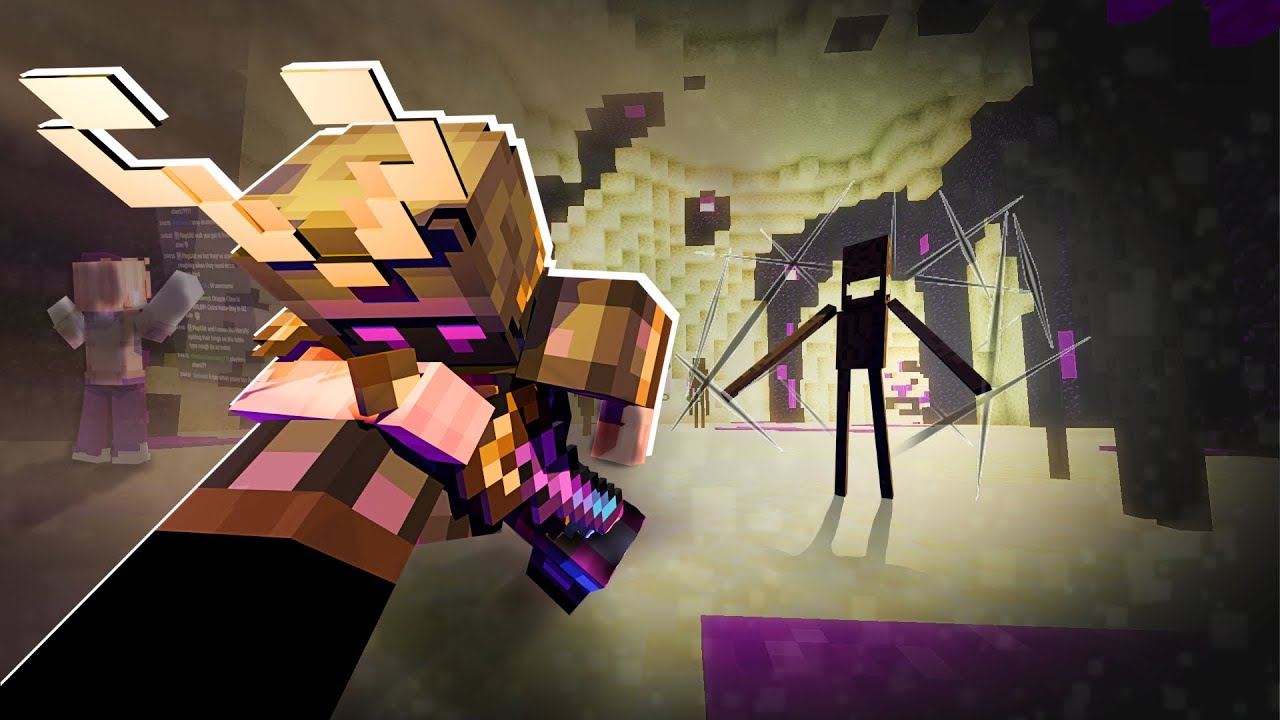 100 viewers Vs 1 Enderman Boss