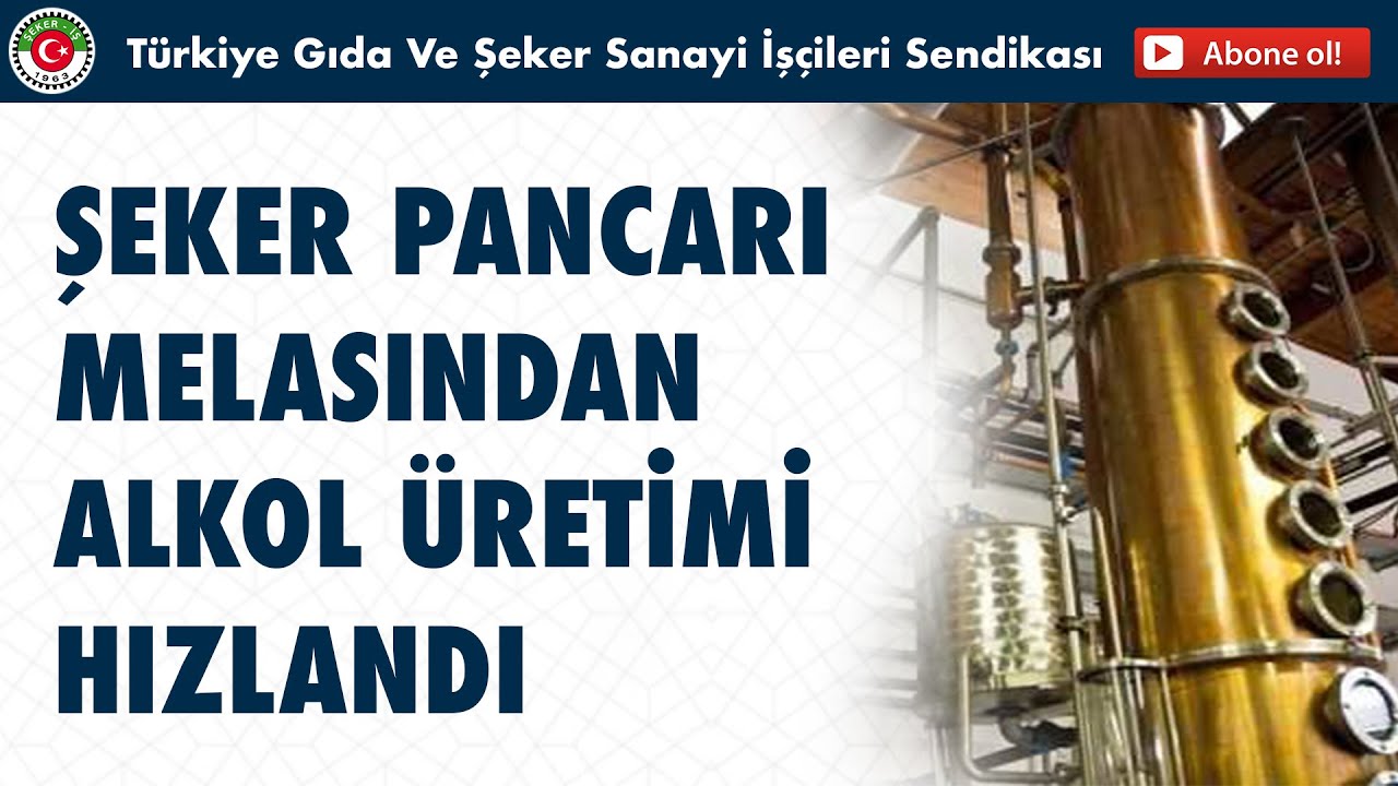 Şeker Pancarı Melasından Alkol Üretimi Hızlandı #şekeriş