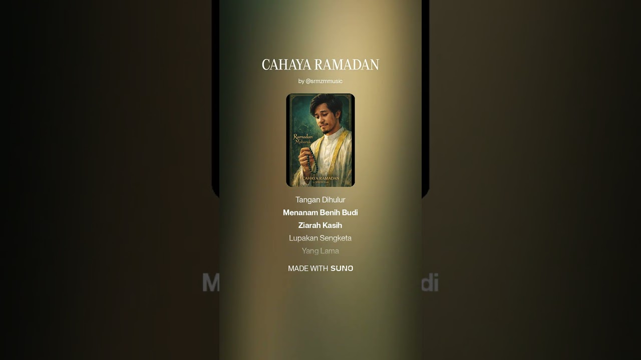 CAHAYA RAMADAN - SRMZM Music (Lyrics Video)