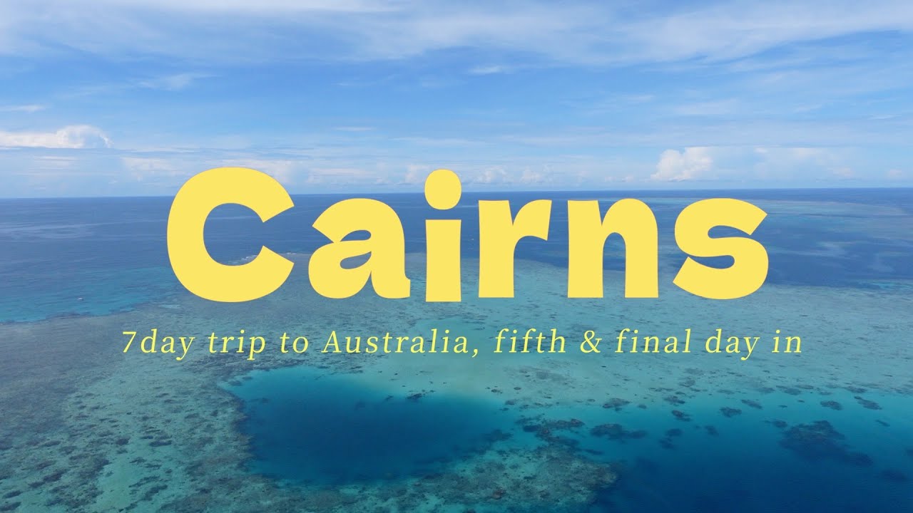 ［オーストラリア🇦🇺vlog］空から見る世界遺産グレートバリアリーフ！🚁穴場レストランでディナー🍽️
