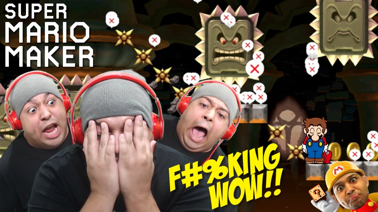 THESE LEVELS ARE F#%KING INSANE!!! [SUPER MARIO MAKER] [#69]